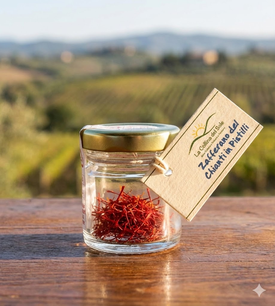 Zafferano del Chianti in Pistilli – Oro Rosso Biodinamico (1g) - 100% Zafferano Italiano